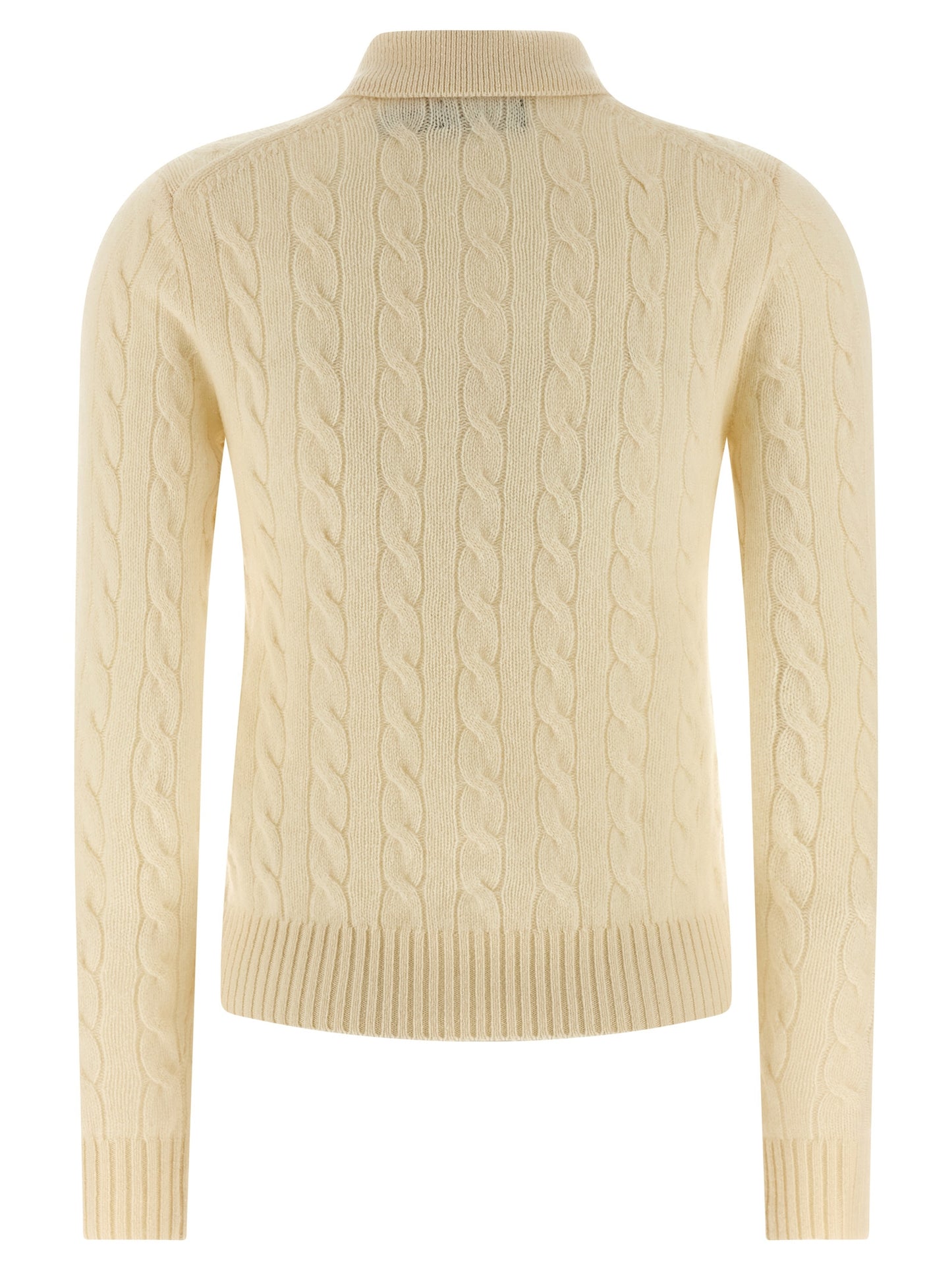 Polo Ralph Lauren White Wool Polo Shirt