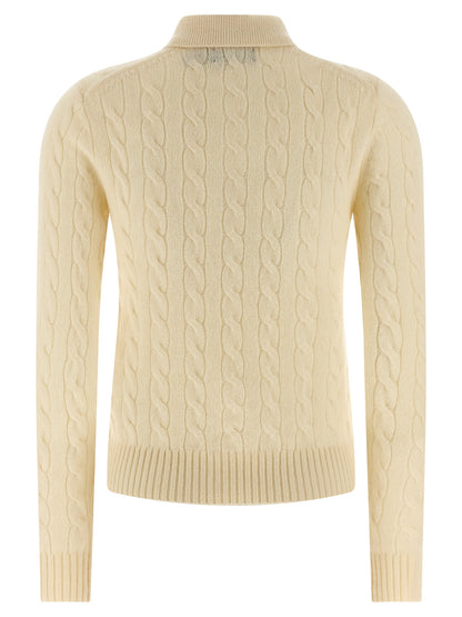 Polo Ralph Lauren White Wool Polo Shirt