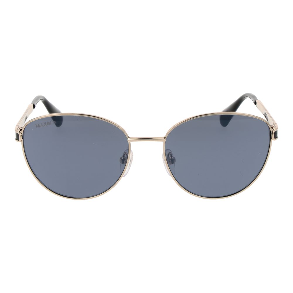 Lunettes de soleil Max & Co femme œil de chat en métal argenté – MA-1061717