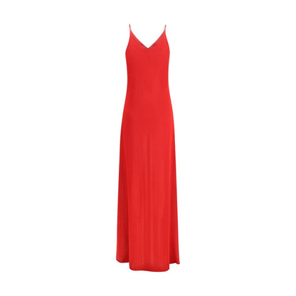 Fendi Red Silk Casual Dress
