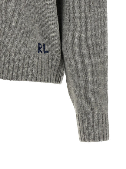 Polo Ralph Lauren Gray Wool Cardigan