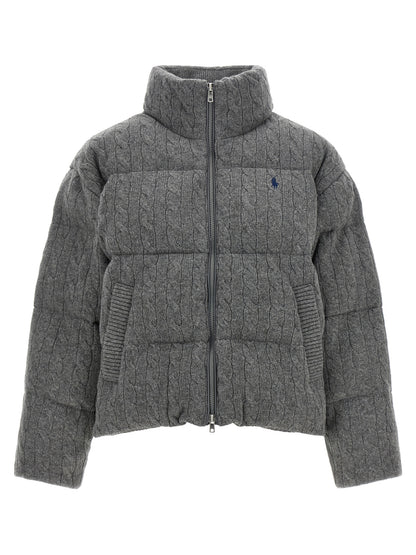 Polo Ralph Lauren Gray Wool Full-Length Jacket