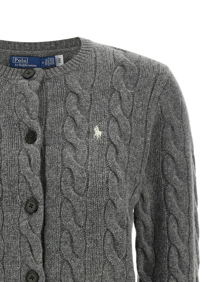 Polo Ralph Lauren Gray Wool Cardigan