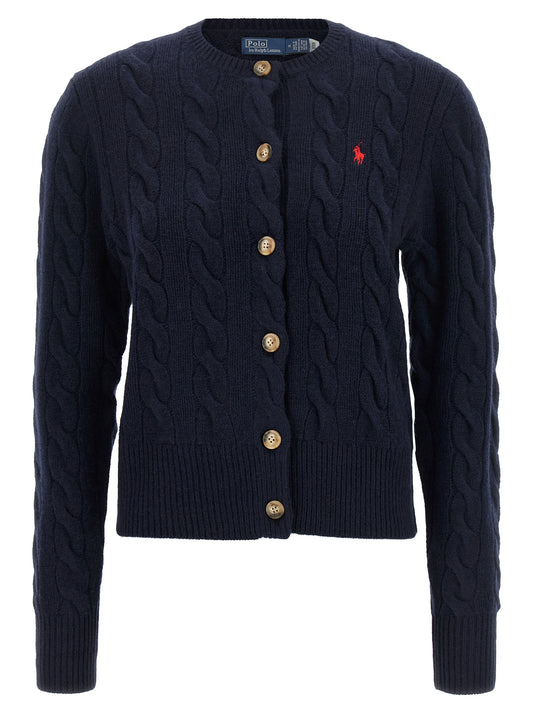 Polo Ralph Lauren Blue Wool Cardigan