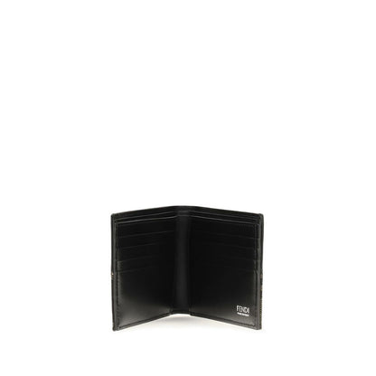 Fendi Brown Calf Leather Bos Taurus Wallet