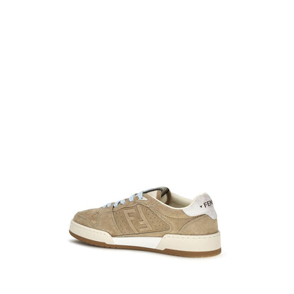 Baskets Fendi femme Match en daim beige – FE-8E9084B1RGF1Y22