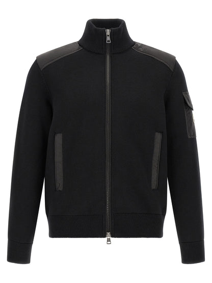 Moncler Black Polyamide Cardigan