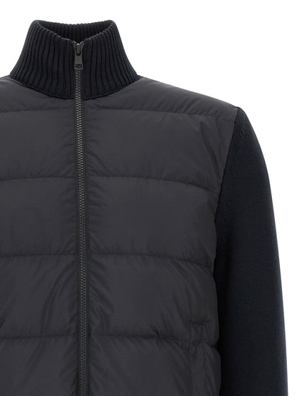 Moncler Blue Polyester Cardigan