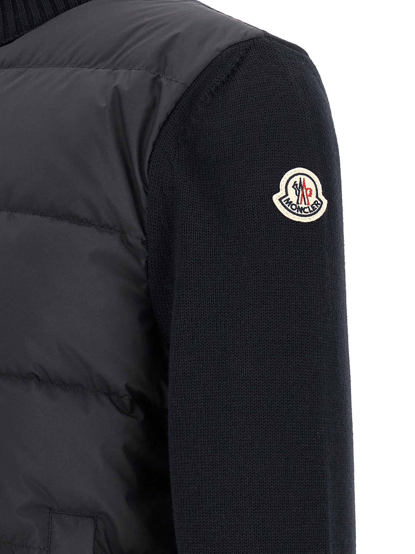 Moncler Blue Polyester Cardigan