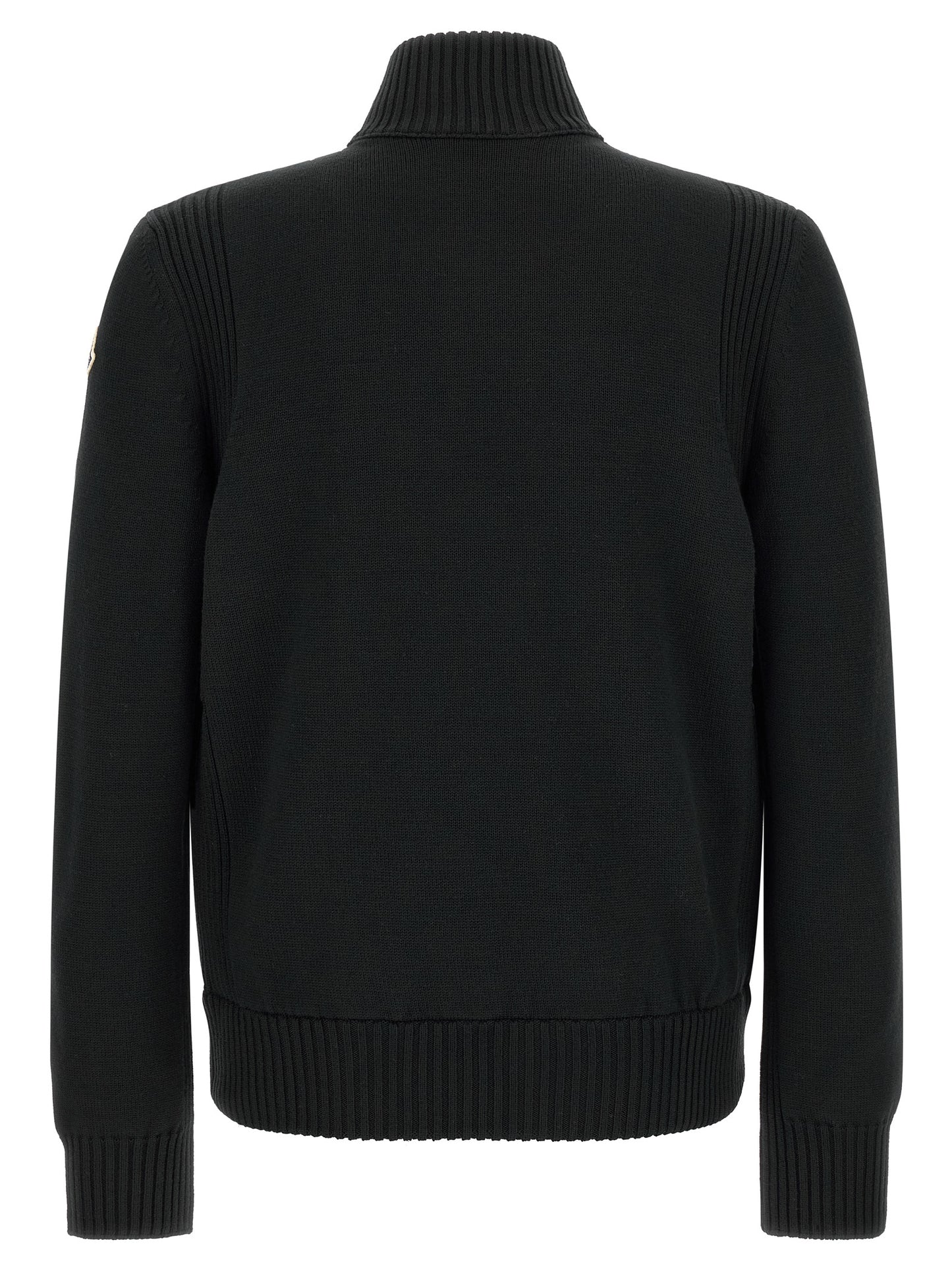 Moncler Black Polyester Cardigan