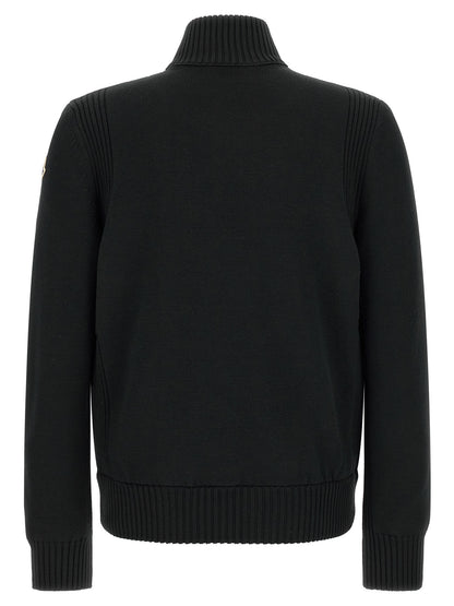 Moncler Black Polyester Cardigan