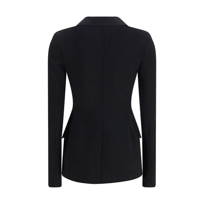 Dolce & Gabbana Black Wool Oves Aries Full-Length Jacket