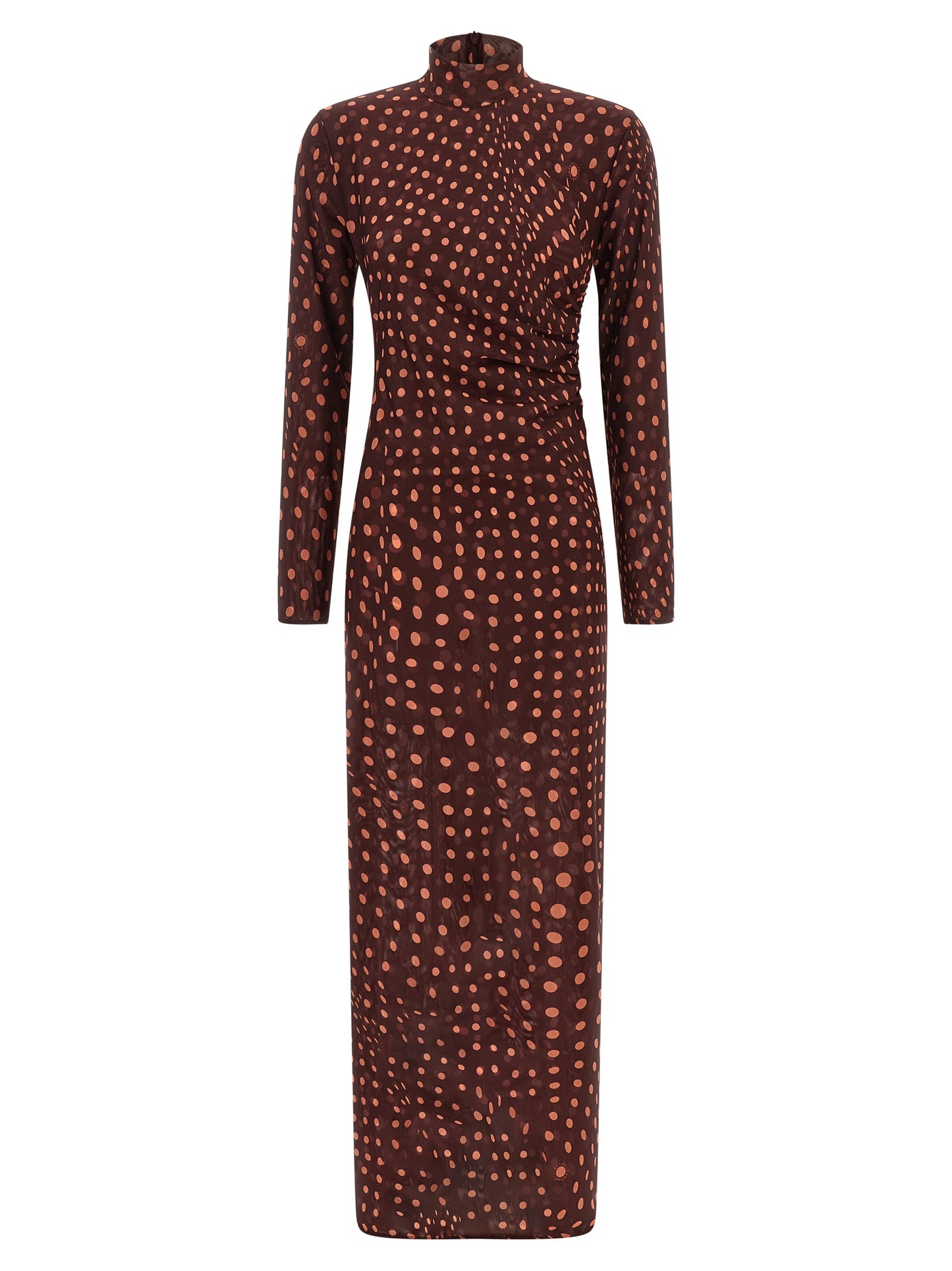 Stella McCartney Bordeaux Polyamide Long Dress