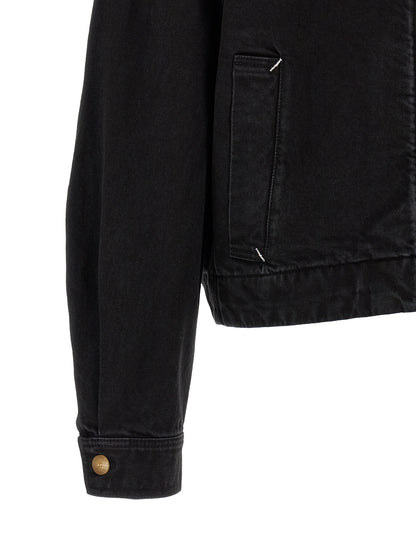 Jacquemus Black Cotton Denim Jacket