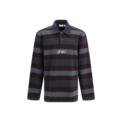Off-White Multicolor Cotton Polo Shirt