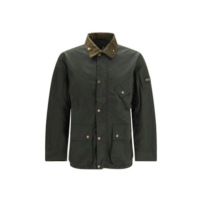 Barbour International Bicolor Cotton Full-Length Jacket