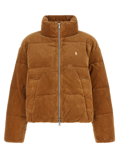 Polo Ralph Lauren Brown Cotton Full-Length Jacket