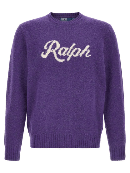 Polo Ralph Lauren Purple Wool Cardigan
