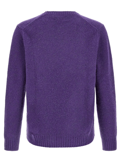 Polo Ralph Lauren Purple Wool Cardigan