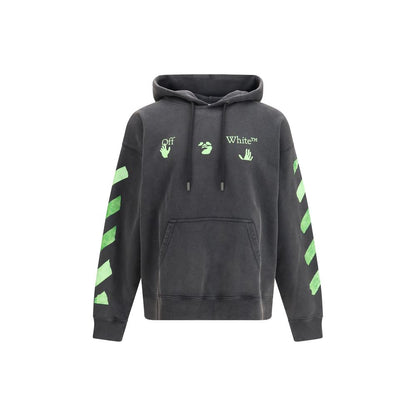 Sweat à capuche Off-White homme Bacco Arrow Skate en coton gris – OF-OMBB085F26FLE00T00001
