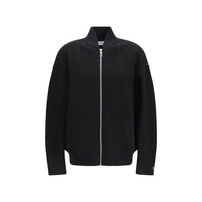 Max Mara Black Wool Oves Aries Full-Length Jacket