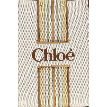 Chloé Beige Cotton Shoulder Bag