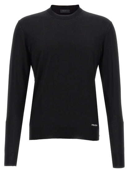 Prada Black Silk Cardigan