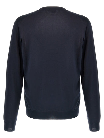 Prada Blue Silk Cardigan