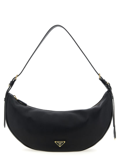 Prada Black Calfskin Shoulder Bag