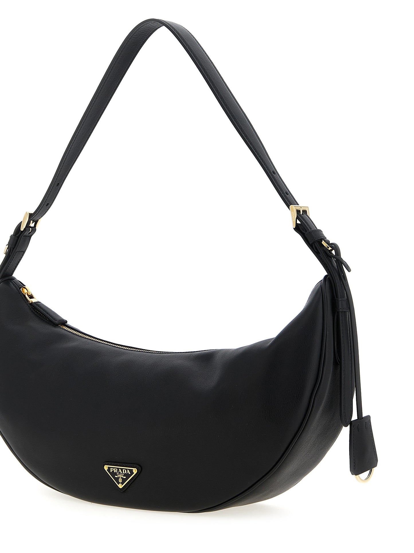 Prada Black Calfskin Shoulder Bag