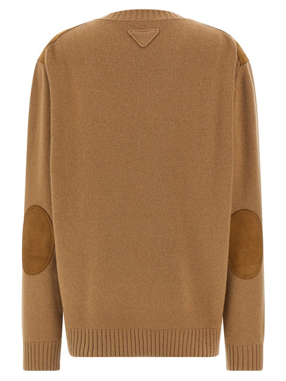 Prada Brown Virgin Wool Cardigan
