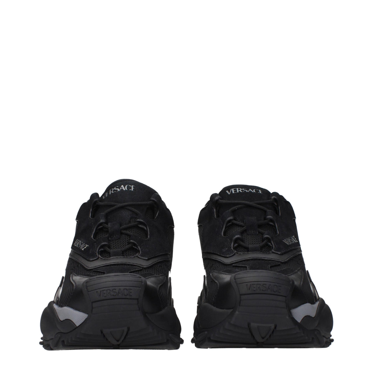 Baskets Versace homme en tissu noir – VE-15569784111369