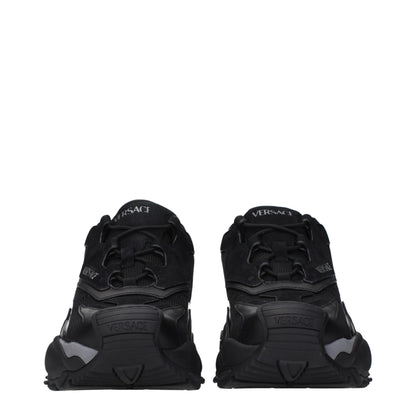 Baskets Versace homme en tissu noir – VE-15569784111369