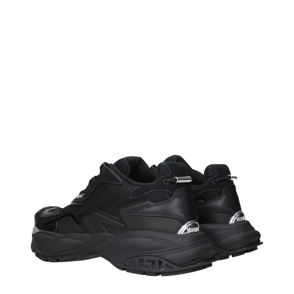 Baskets Versace homme en tissu noir – VE-15569784111369