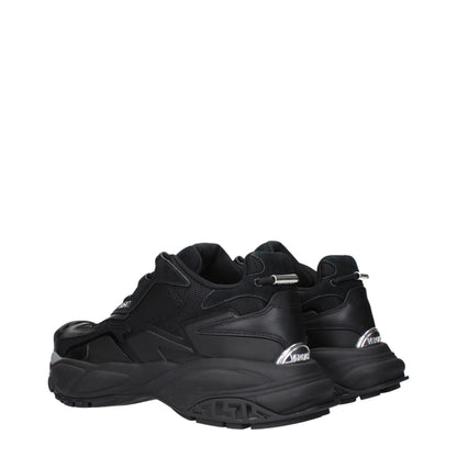 Baskets Versace homme en tissu noir – VE-15569784111369