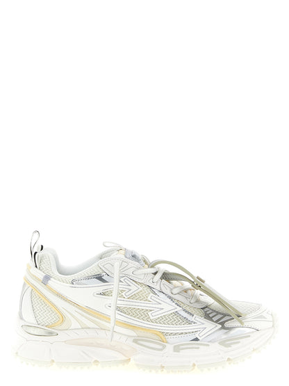 Off-White White Polyethylene Athletic Sneakers