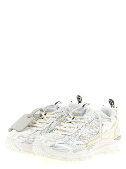 Off-White White Polyethylene Athletic Sneakers
