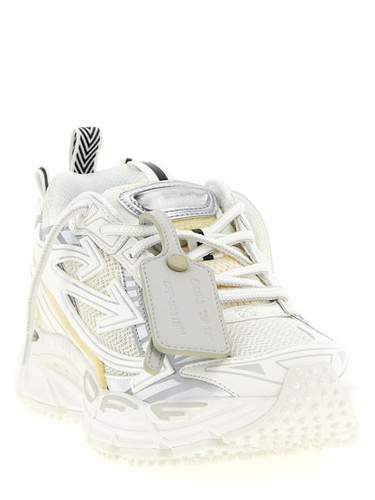 Off-White White Polyethylene Athletic Sneakers