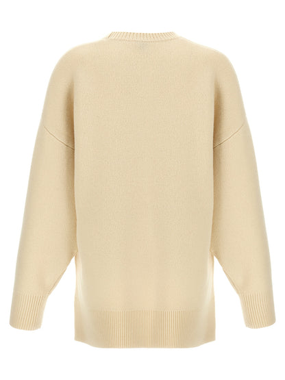 TOTEME White Wool Cardigan