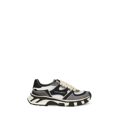 Baskets Dolce & Gabbana homme en cuir de veau gris – DO-CS2463A099689697