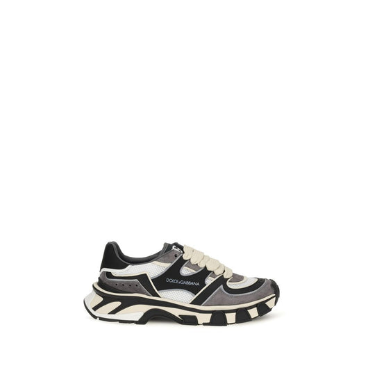 Baskets Dolce & Gabbana homme en cuir de veau gris – DO-CS2463A099689697