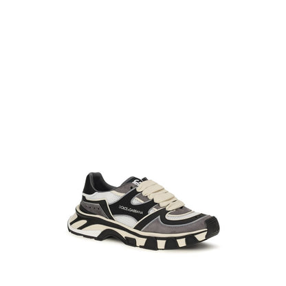 Baskets Dolce & Gabbana homme en cuir de veau gris – DO-CS2463A099689697