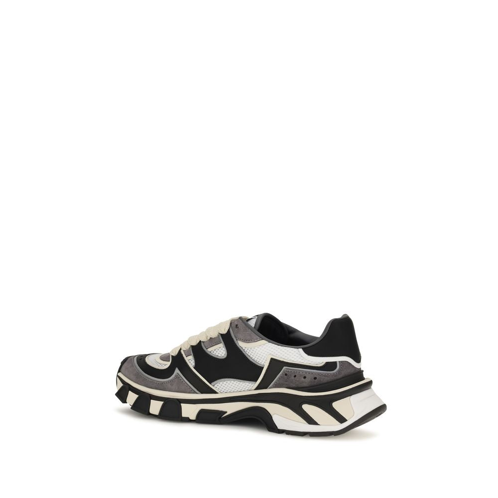 Baskets Dolce & Gabbana homme en cuir de veau gris – DO-CS2463A099689697