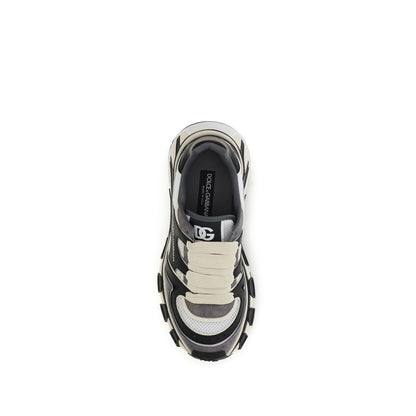 Baskets Dolce & Gabbana homme en cuir de veau gris – DO-CS2463A099689697