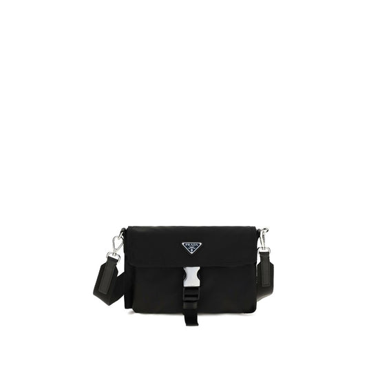 Prada Black Recycled Polyamide Shoulder Bag