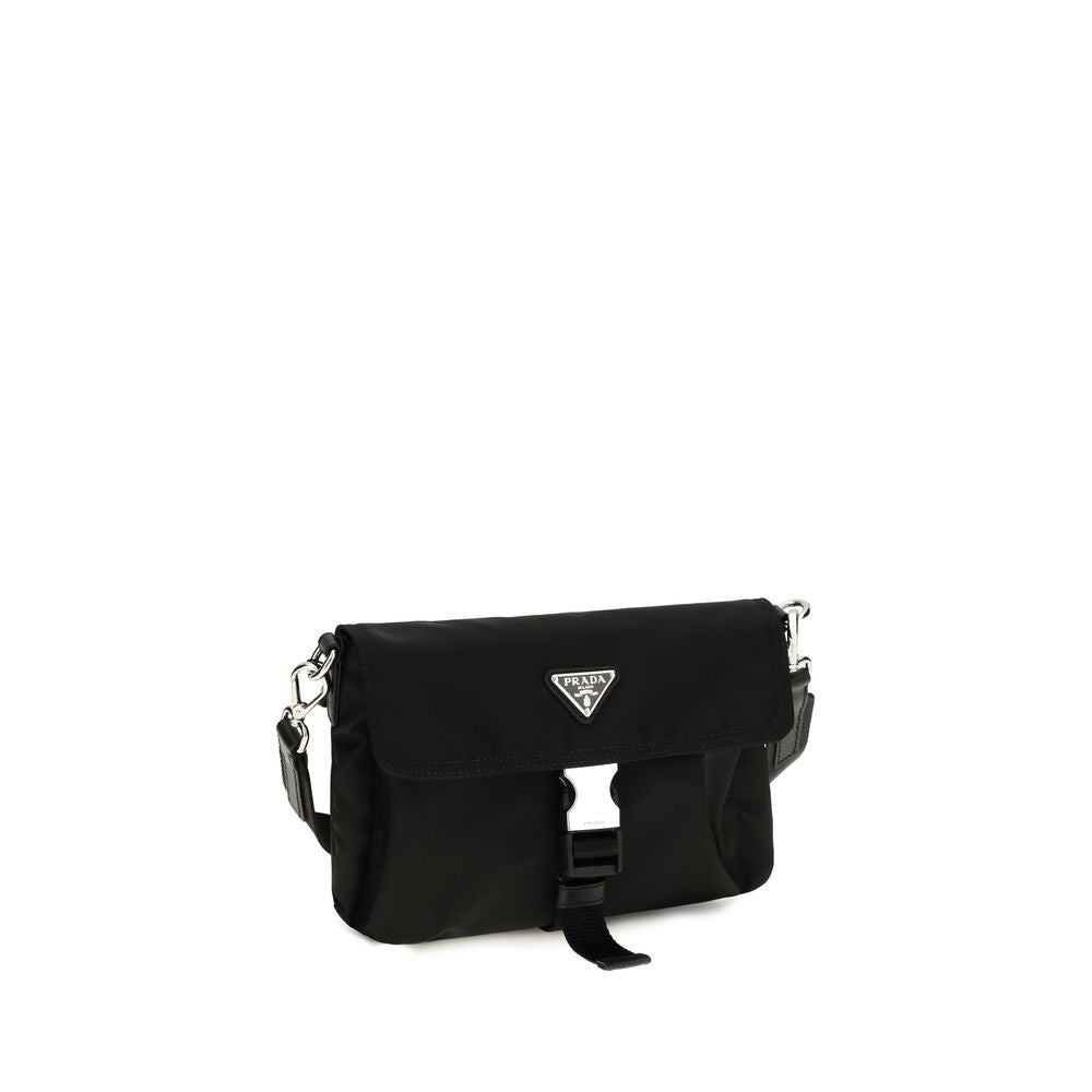 Prada Black Recycled Polyamide Shoulder Bag