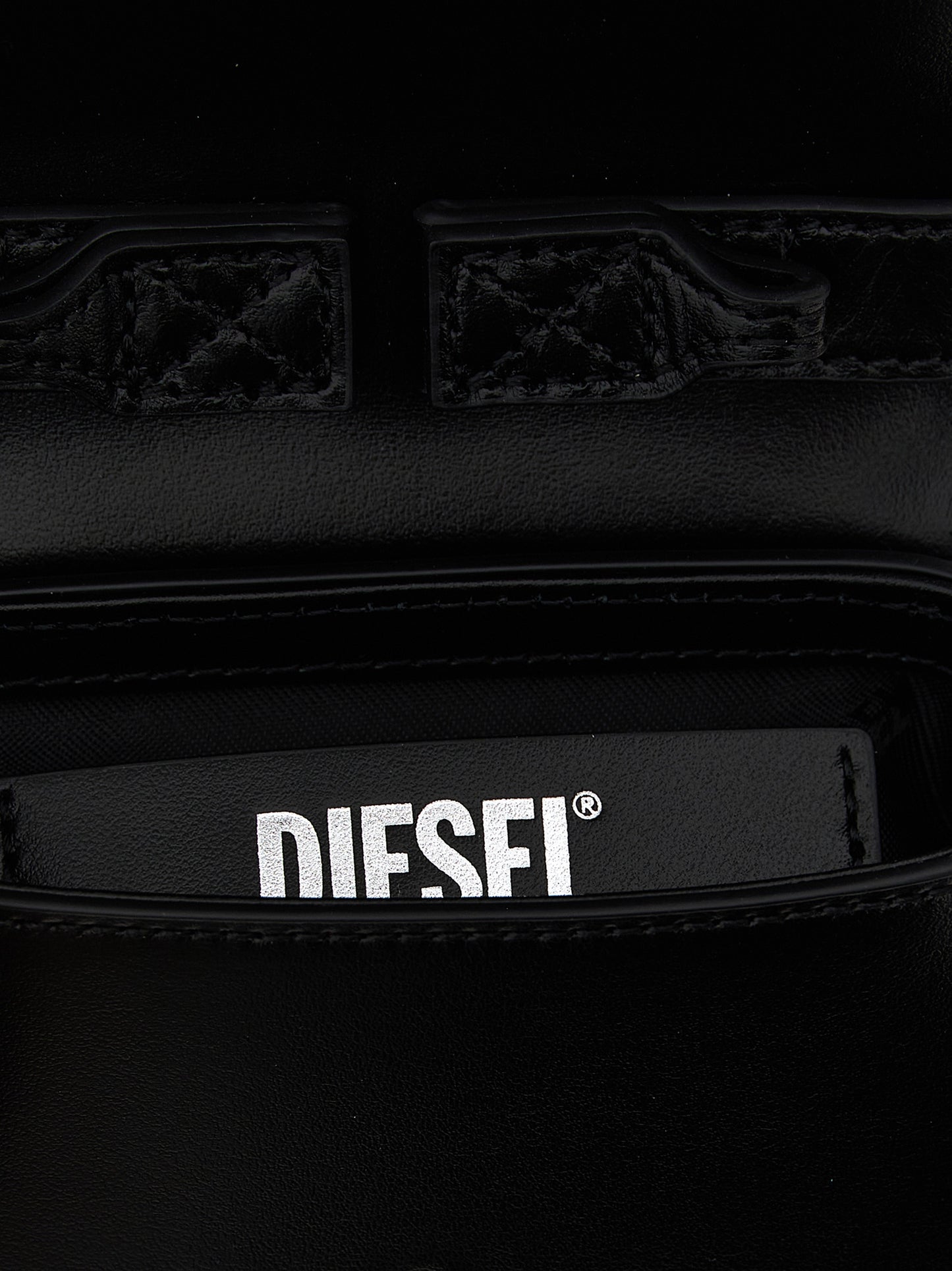 Diesel Black Cowhide Handbag