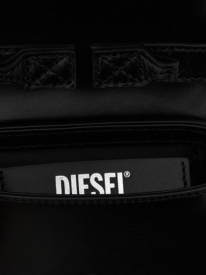 Diesel Black Cowhide Handbag
