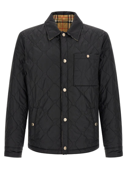 Burberry Black Polyamide Full-Length Jacket