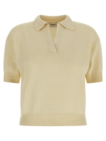 Max Mara Beige Cotton Cardigan